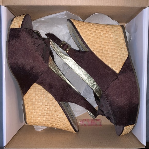 chocolate brown wedge size 10 Steve Madden - Picture 7 of 7